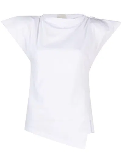ISABEL MARANT ISABEL MARANT SEBANI PADDED ASYMMETRIC T-SHIRT