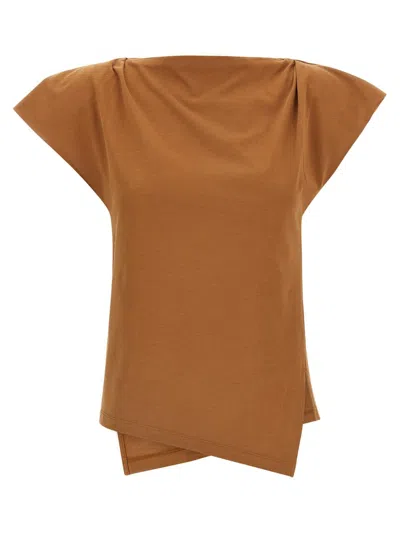 Isabel Marant Sebani T-shirt In Brown
