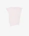 Isabel Marant Drapiertes Sebani T-shirt In Light Pink