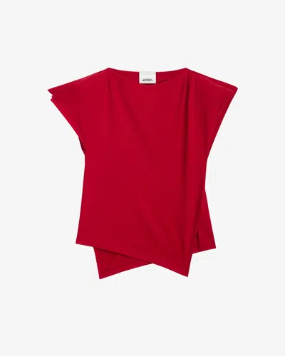 Isabel Marant Sebani T-shirt In Red