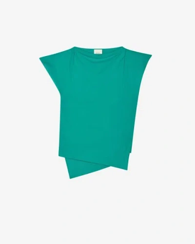 Isabel Marant Sebani Tee-shirt In Green