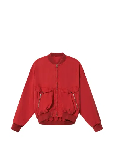 Isabel Marant Sebastian Zip-up Jacket In Red