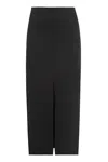 Isabel Marant Secia Cotton Cady Midi Skirt