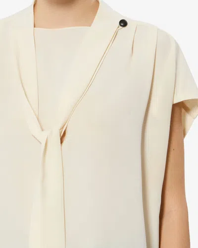 Isabel Marant Selene Top In Ecru