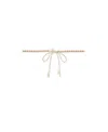 Isabel Marant Self-tie Bead-embellished Belt In Nude