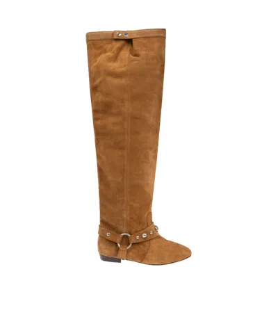 Isabel Marant Seliza Pointed-toe Boots In Brown