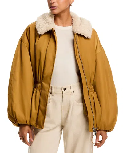 Isabel Marant Selja Coat In Brown