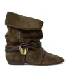 Isabel Marant Pointed Short Boots In Black