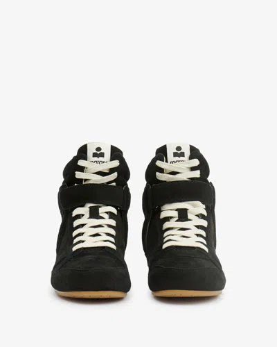 Isabel Marant Senny High Sneakers In Black