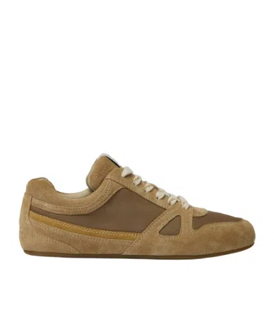 Isabel Marant Senny Suede And Mesh Sneakers In Brown