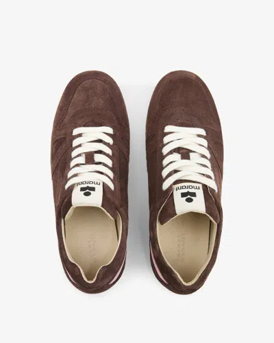 Isabel Marant Senny Low Sneakers In Brown