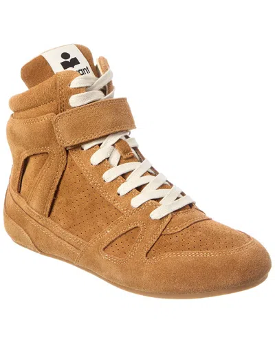 Isabel Marant Senny Suede Sneaker In Black