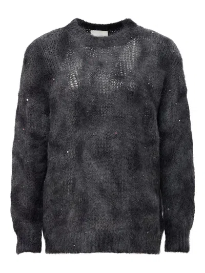 Isabel Marant Sequin-embellished Sweater In Black