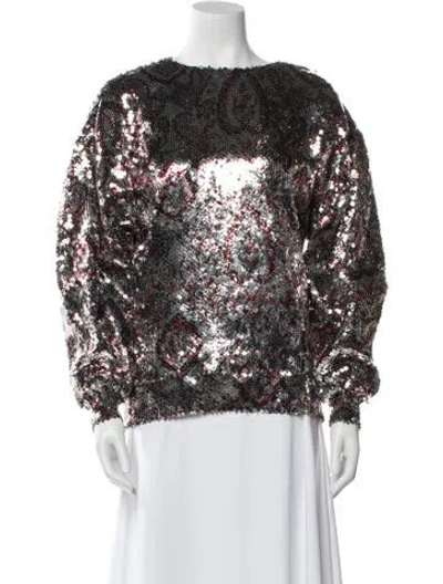 Pre-owned Isabel Marant Sequin Printed Blouse W/ Tags