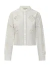 Isabel Marant Short Hollow Poplin Shirt