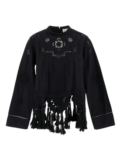 Isabel Marant Severine Blouse In Black