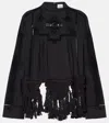 Isabel Marant Bluse Severine Aus Baumwolle Mit Makramee In Schwarz