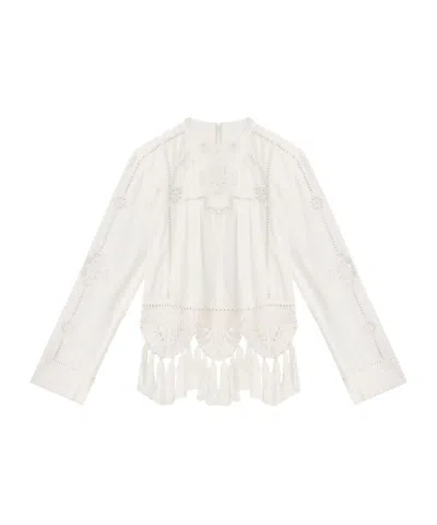 ISABEL MARANT ISABEL MARANT SEVERINE FRINGED TOP