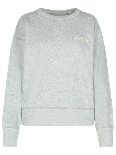 Isabel Marant 'shad' Grey Cotton Sweatshirt Woman In Grey