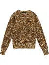 ISABEL MARANT ISABEL MARANT SHAD LEOPARD PRINT SWEATSHIRT