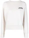 Isabel Marant Shad Sweatshirt With Embroidered Logo In White
