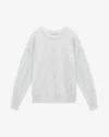 Isabel Marant Shad Logo Sweatshirt In Gray