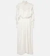 Isabel Marant Sharlene Lace-trimmed Maxi Dress In White