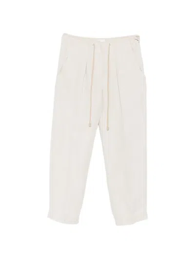 Isabel Marant Sharony Drawstring-waist Trousers In White