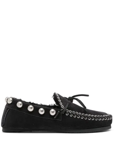 ISABEL MARANT FITZA SHEARLING LOAFERS