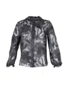 Isabel Marant Sheer Embroidered Blouse In Black Silk In Black