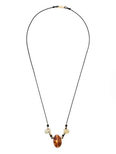 Isabel Marant Shell Necklace In Black