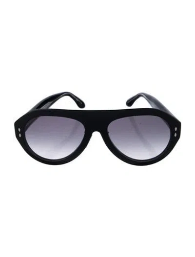 Pre-owned Isabel Marant Shield Gradient Sunglasses In Black