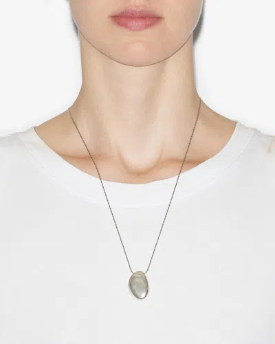 Isabel Marant Shiny Day Necklace In Silver