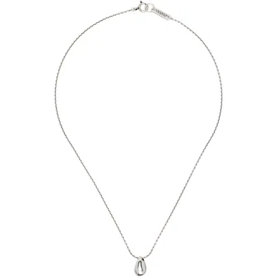 Isabel Marant Shiny Day Short Necklace In 08si Silver