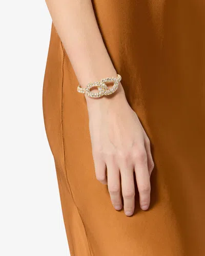 Isabel Marant Shiny Funky Bracelet In Transparent