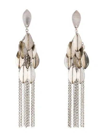 Pre-owned Isabel Marant Shiny Lea Pendant Drop Earrings In Multi