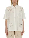 Isabel Marant White Modal Blend Bilya Shirt In White