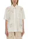 Isabel Marant Camicia Bilya In Misto Modal Bianco Donna In White