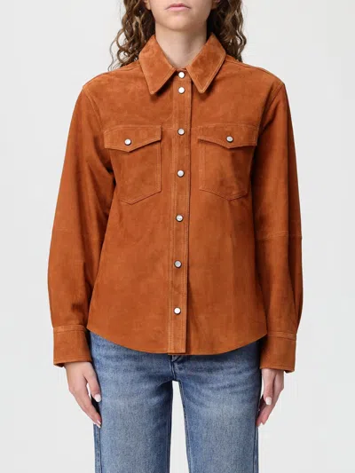 ISABEL MARANT SHIRT ISABEL MARANT WOMAN COLOR BROWN,H27317032