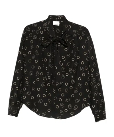 Isabel Marant Shirt With A Circular Pattern In Black