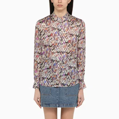 Isabel Marant Shirt With Multicoloured Print In Multicolor