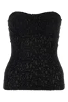 Isabel Marant Dolina Strapless Top In Black