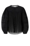 Isabel Marant Women's Cotton Blend Gregoria Blouse Top In Black