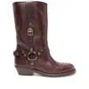 Isabel Marant Brown Heiko Mid-calf Boots In Multicolor