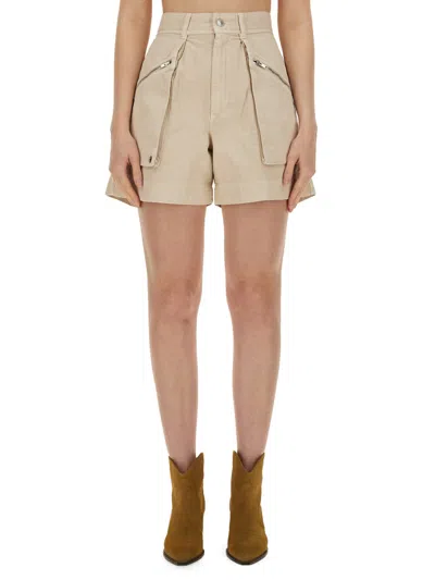 Isabel Marant Short "jelian" In Powder