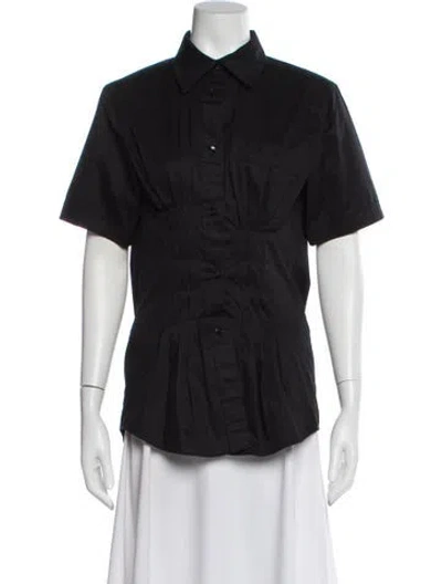 Pre-owned Isabel Marant Short Sleeve Blouse In Gray