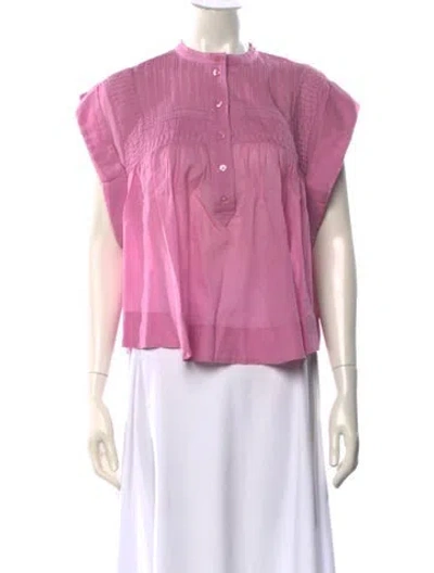 Pre-owned Isabel Marant Short Sleeve Blouse In Pink