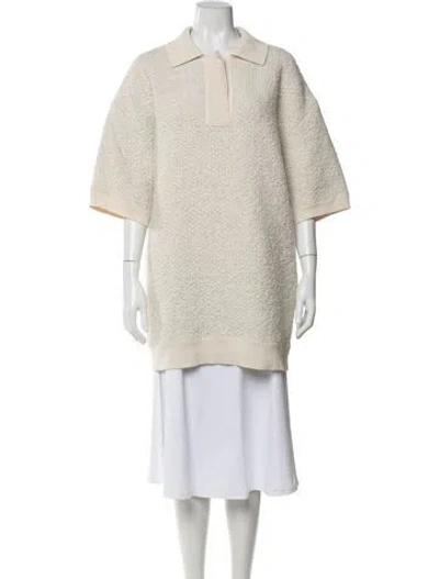 Pre-owned Isabel Marant Short Sleeve Polo In Neutral