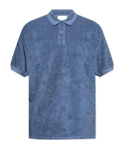 Isabel Marant Short Sleeve Polo Shirt In Blue
