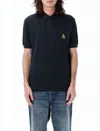 Isabel Marant Short-sleeve Polo Shirt With Traditional Collar In Black